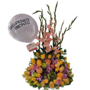 Arreglo con frutas- floristeria cali