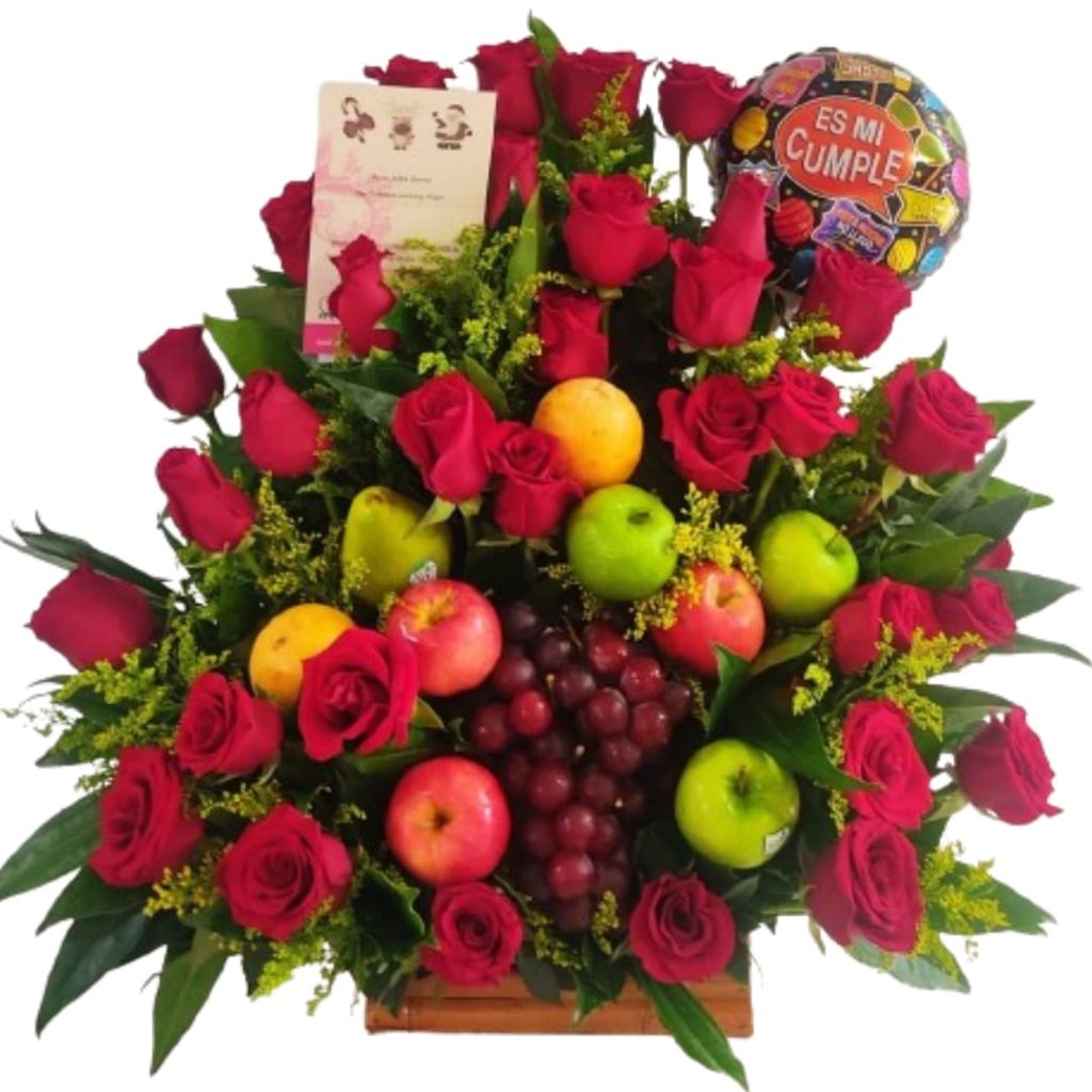 Arreglo frutal Floristeria cali