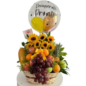 Canasta de frutas- floristerias en cali