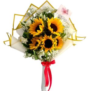 Ramo de girasoles- floristerias en cali