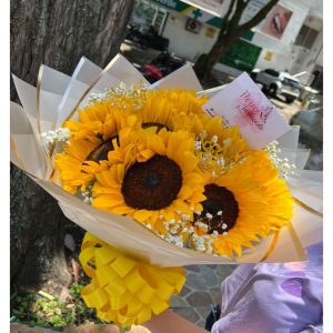 Ramo bucho de girasoles - Floristeria en cali